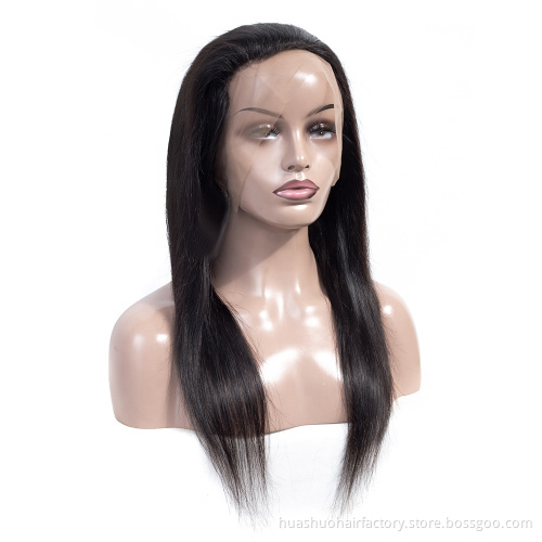 One Donor Wholesale 10 A Grade Lace Frontal Weaves Peruvian Hair 360 Degree Pre Plucked Frontal Closure